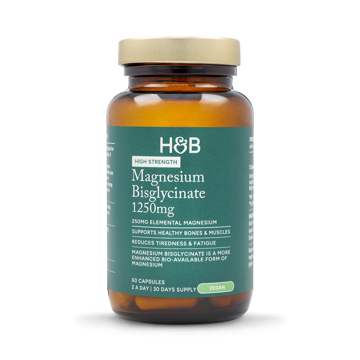 Holland & Barrett Magnesium Bisglycinate 1250mg 60 Capsules